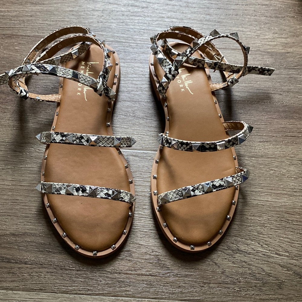 Nicole Miller Studded Sandals